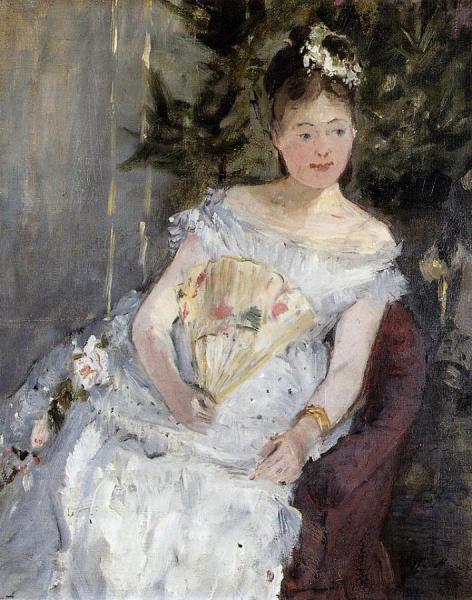 Portrait Of Marguerite Carre by Berthe Morisot