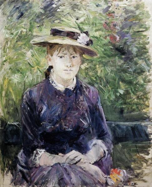 Portrait Of Paule Gobillard by Berthe Morisot