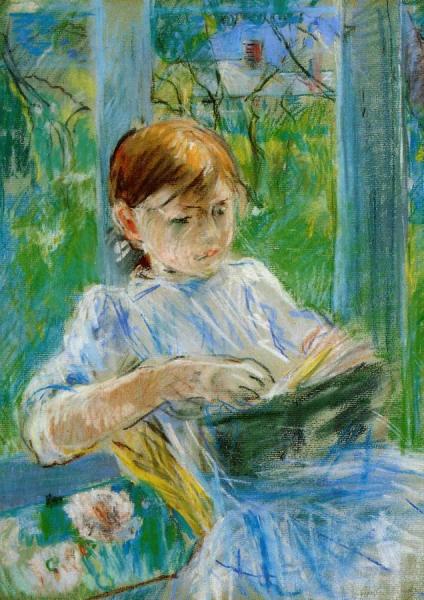 Portrait Of The Artist's Daughter, Julie Manet, At Gorey by Berthe Morisot Oil Painting Reproductions