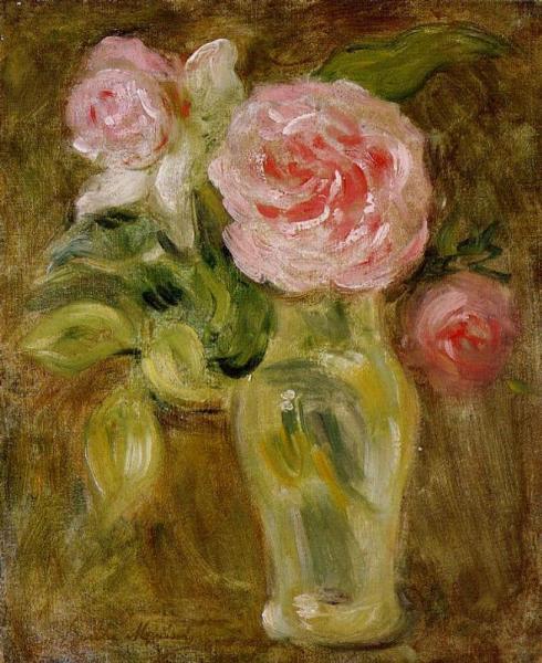 Roses by Berthe Morisot