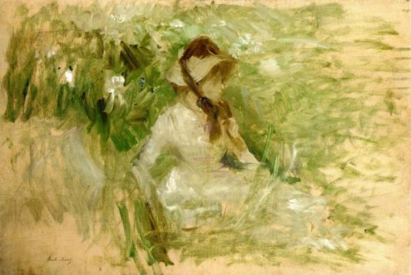 Tete De Chien Griffon, Follette by Berthe Morisot