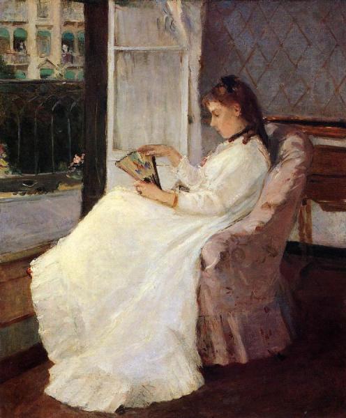 The Artist's Sister At A Window by Berthe Morisot