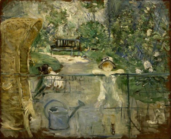 The Basket Chair by Berthe Morisot Oil Painting Reproductions