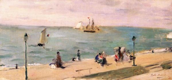 The Beach At Petit-dalles by Berthe Morisot
