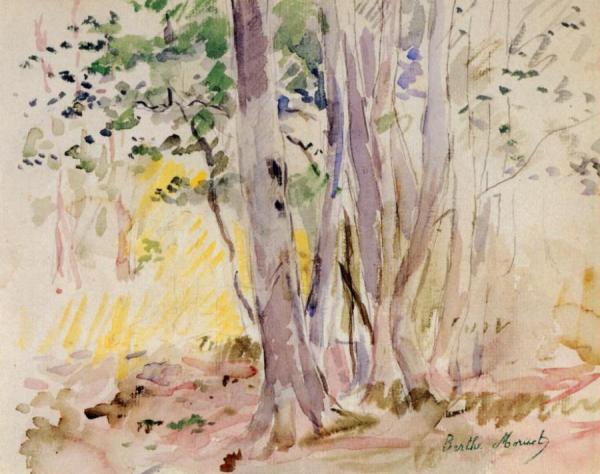 The Bois De Boulogne by Berthe Morisot