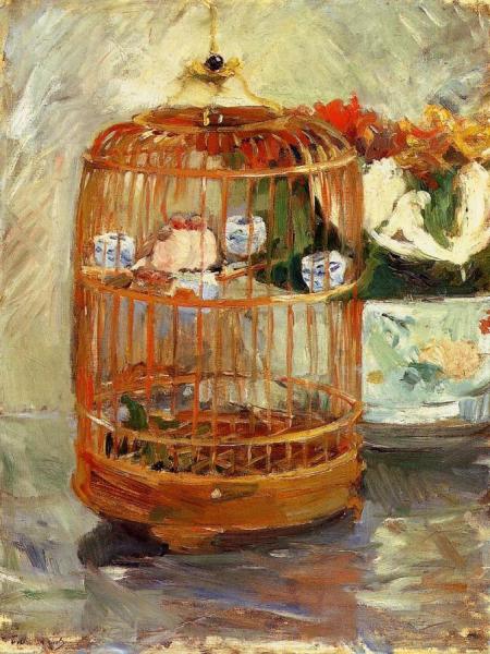 The Cage by Berthe Morisot