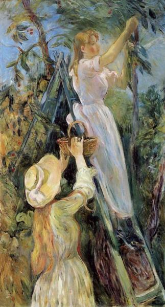The Cherry Tree by Berthe Morisot Oil Painting Reproductions