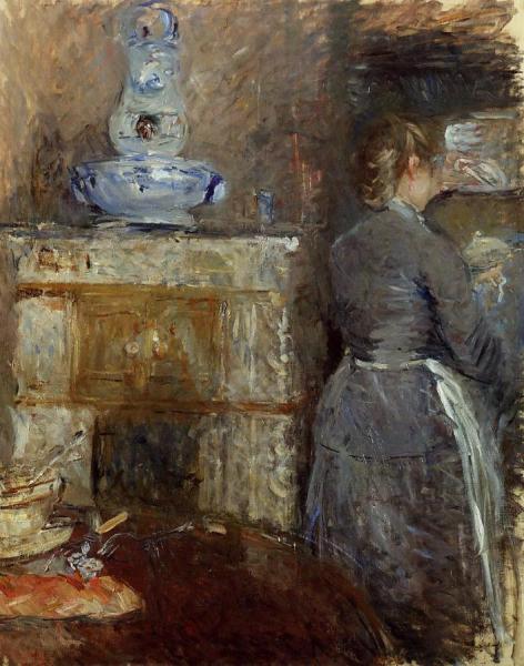 The Dining Room Of The Rouart Family, Avenue D'eylau by Berthe Morisot
