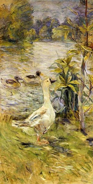 The Goose by Berthe Morisot