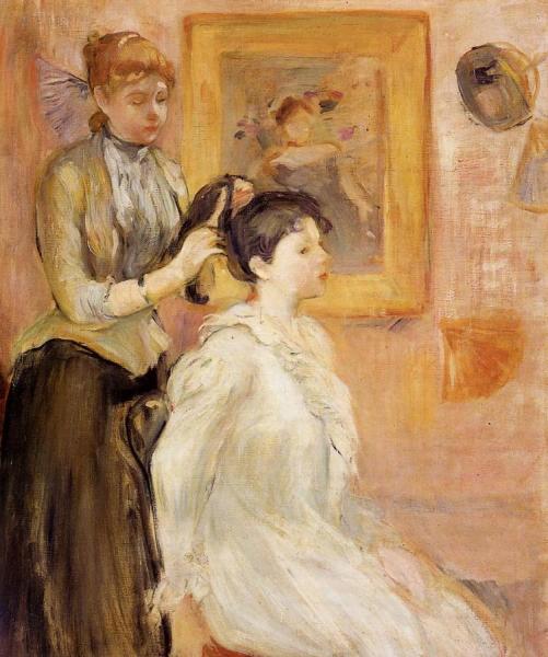 The Hairdresser by Berthe Morisot