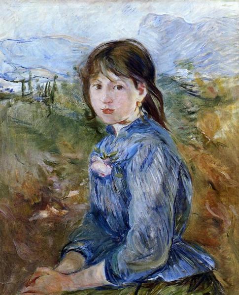 The Little Girl From Nice, Celestine by Berthe Morisot