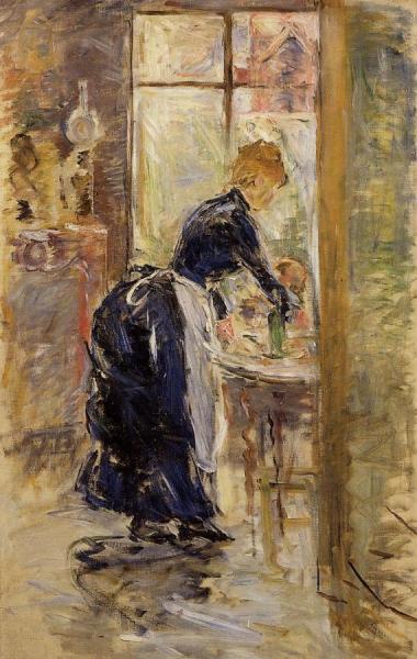 The Little Maid Servant by Berthe Morisot