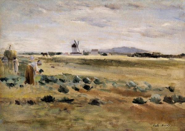 The Little Windmill At Gennevilliers by Berthe Morisot Oil Painting Reproductions