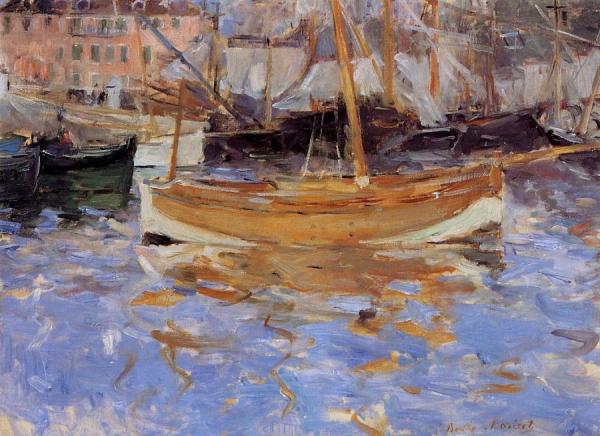 The Port Of Nice by Berthe Morisot