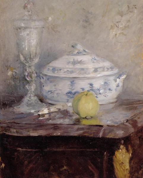 Tureen And Apple by Berthe Morisot