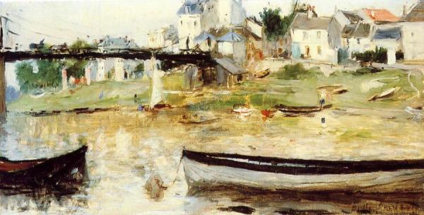 Villenueve-la-garenne by Berthe Morisot
