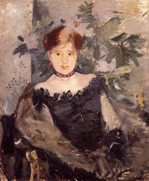Woman In Black by Berthe Morisot