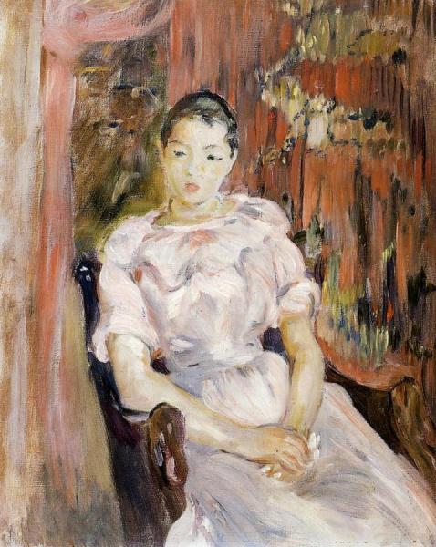 Young Girl Resting by Berthe Morisot