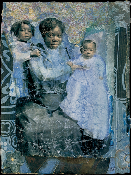 Mother And Children In Blue by Betye Saar Oil Painting Reproductions