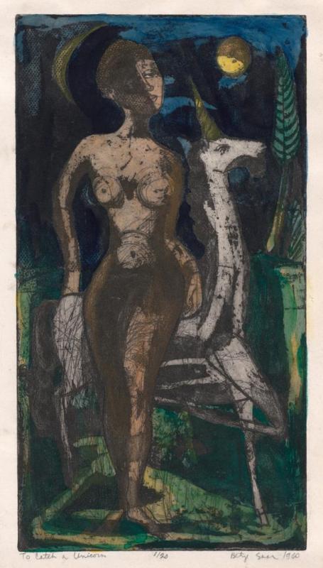 To Catch A Unicorn, 1960 by Betye Saar