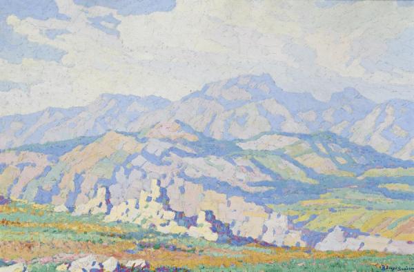 Birger Sandzen Landscape by Birger Sandzen Oil Painting Reproductions