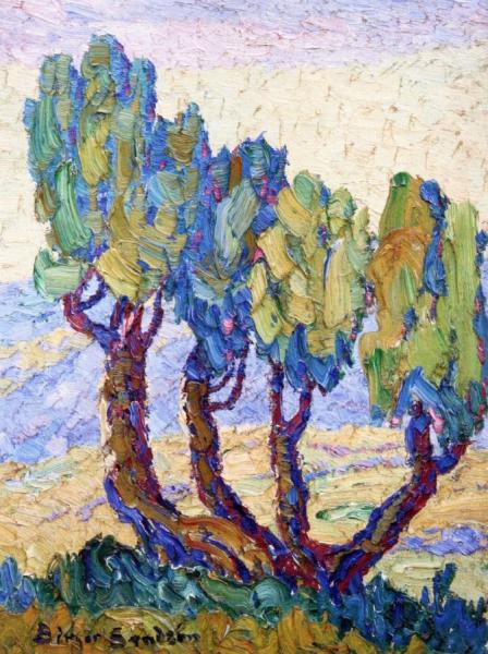 Birger Sandzen The Bent Cedar