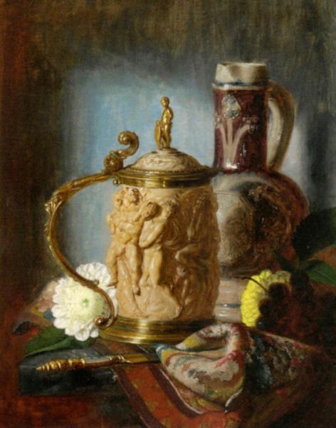 The Ivory Tankard by Blaise Alexandre Desgoffe