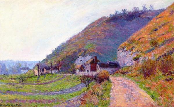 A Road Near Giverny by Blanche Hoschedé-monet Oil Painting Reproductions