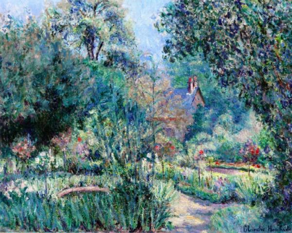 The Garden by Blanche Hoschedé-monet