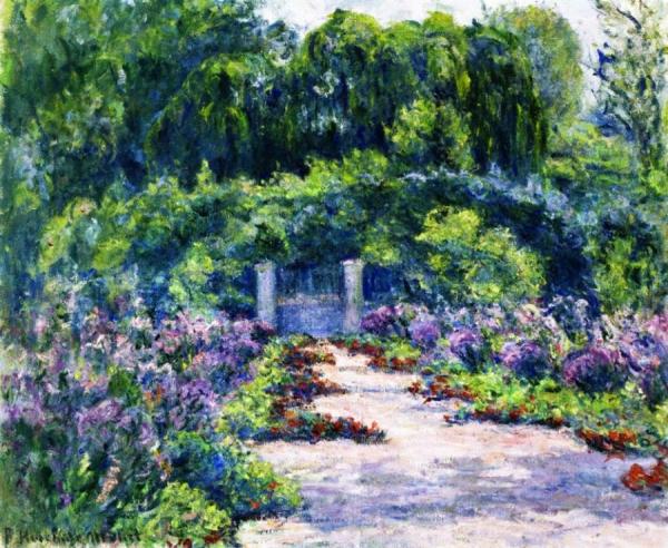 The Garden by Blanche Hoschedé-monet