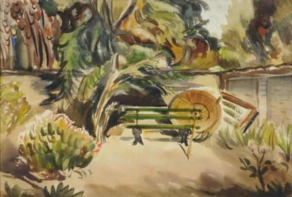 Corner Of The Garden by Boris Grigoriev