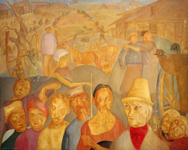 Faces Of Russia by Boris Grigoriev Oil Painting Reproductions