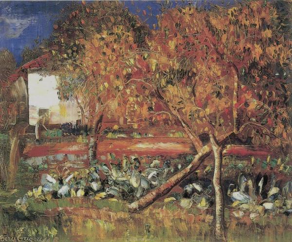 Garden At Villa Borisella by Boris Grigoriev