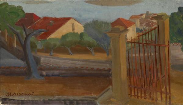 Garden Gate by Boris Grigoriev