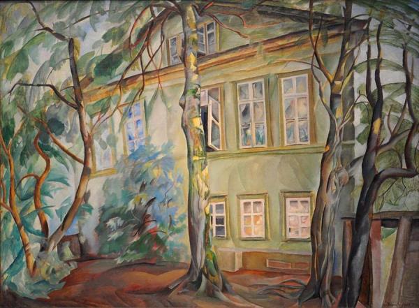 House Under The Trees by Boris Grigoriev