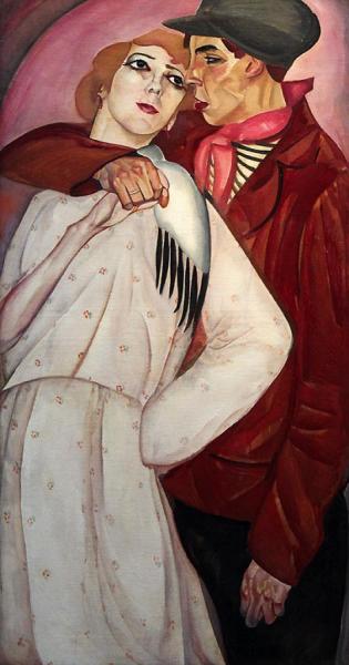 Man With A Prostitute by Boris Grigoriev