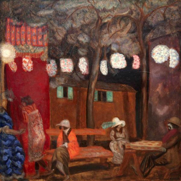Night Scene In Paris by Boris Grigoriev