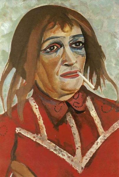 Olga Knipper-chekhov As Nastasia by Boris Grigoriev