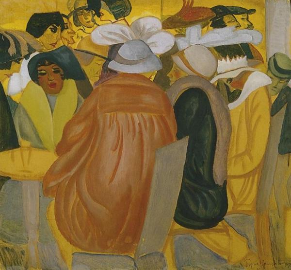 Parisian Cafe by Boris Grigoriev