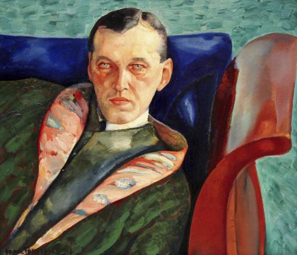 Portrait Of A.a. Korovin by Boris Grigoriev Oil Painting Reproductions
