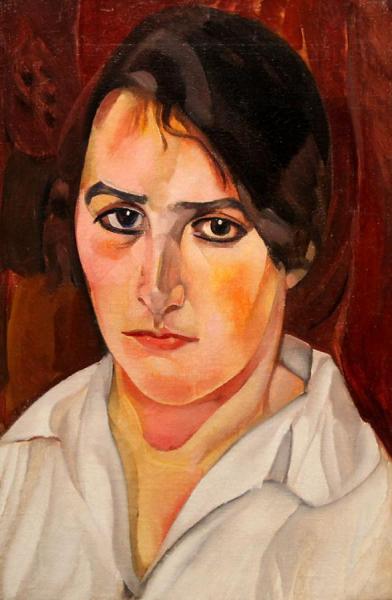 Portrait Of A Jewish Girl by Boris Grigoriev