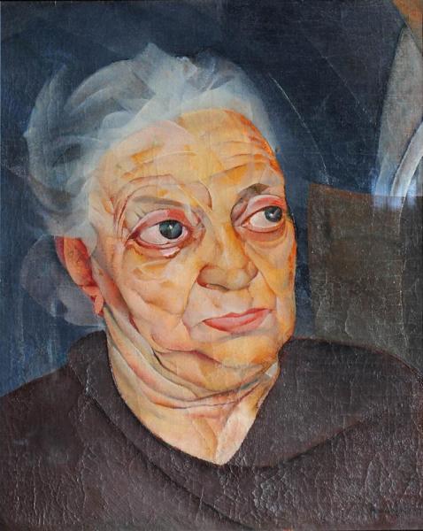 Portrait Of A Woman by Boris Grigoriev Oil Painting Reproductions