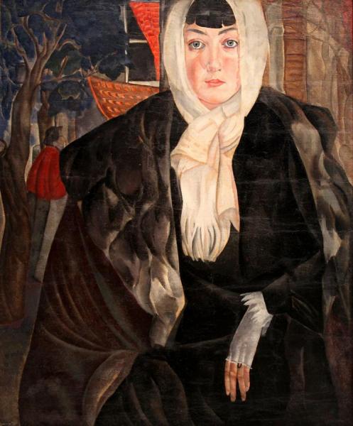 Portrait Of A Woman by Boris Grigoriev