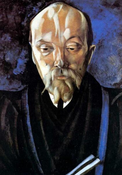 Portrait Of Nicholas Roerich by Boris Grigoriev Oil Painting Reproductions