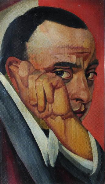 Portrait Of Ya.l. Izrailevich by Boris Grigoriev
