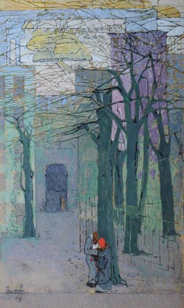 Saturday Bells by Boris Grigoriev