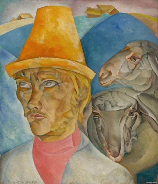 Shepherd In The Mountains by Boris Grigoriev