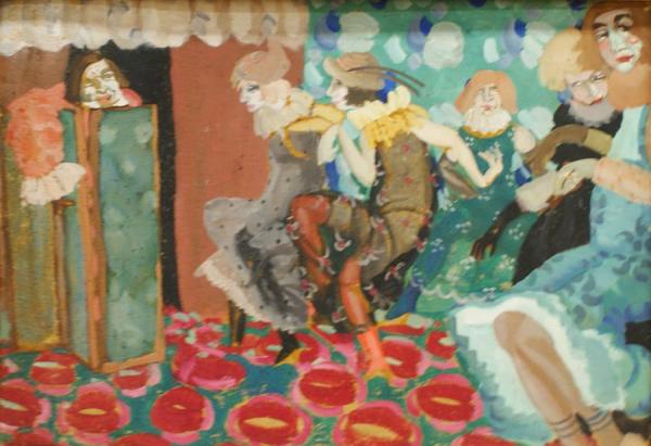 The Comedians by Boris Grigoriev