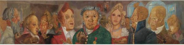 The Inspector by Boris Grigoriev