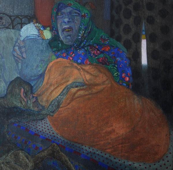 The Novice by Boris Grigoriev Oil Painting Reproductions